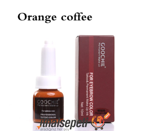 GOOCHIE Orange Coffee (Turuncu Kahve) Kalıcı Makyaj Microblading Boyası